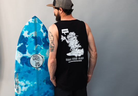 "Ewe" Black Tank Top